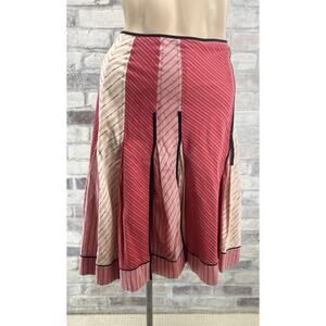 RARE ANTHROPOLOGIE ODILLE SZ 4 RED SKIRT VINTAGE (2004) WESTERN BOHO COTTAGECORE